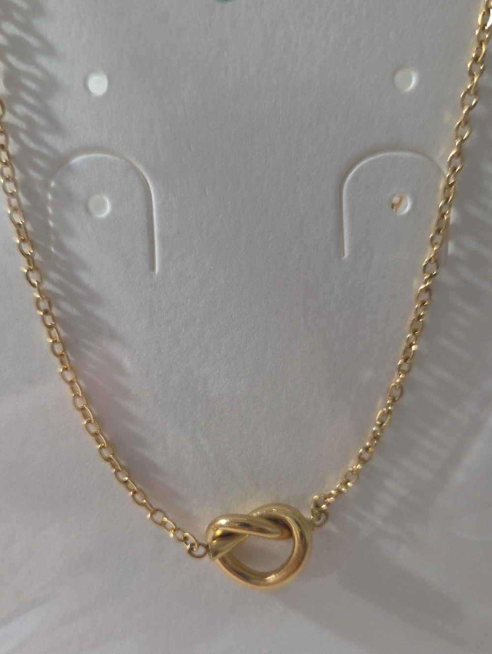 Elan's Daughter 18k Gold Plated Knot Necklace